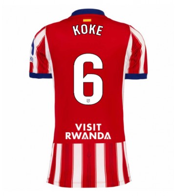Atletico Madrid Koke #6 Hjemmebanetrøje Dame 2026-27 Kortærmet